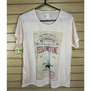 Women’s Yellowstone Rhinestone T-Shirt SunShirt Size XL NWT